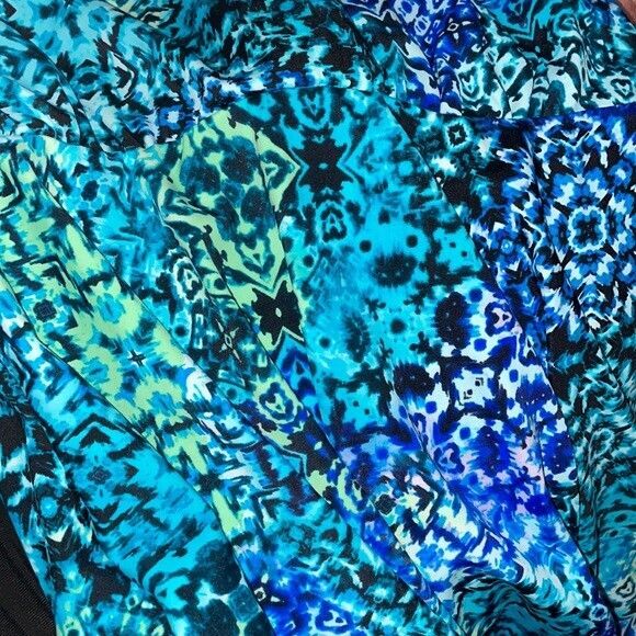 NWT SWIM SOLUTIONS Women's Underwired OTS Tankini Top 10  Blue Santorini Ombre - Picture 4 of 4